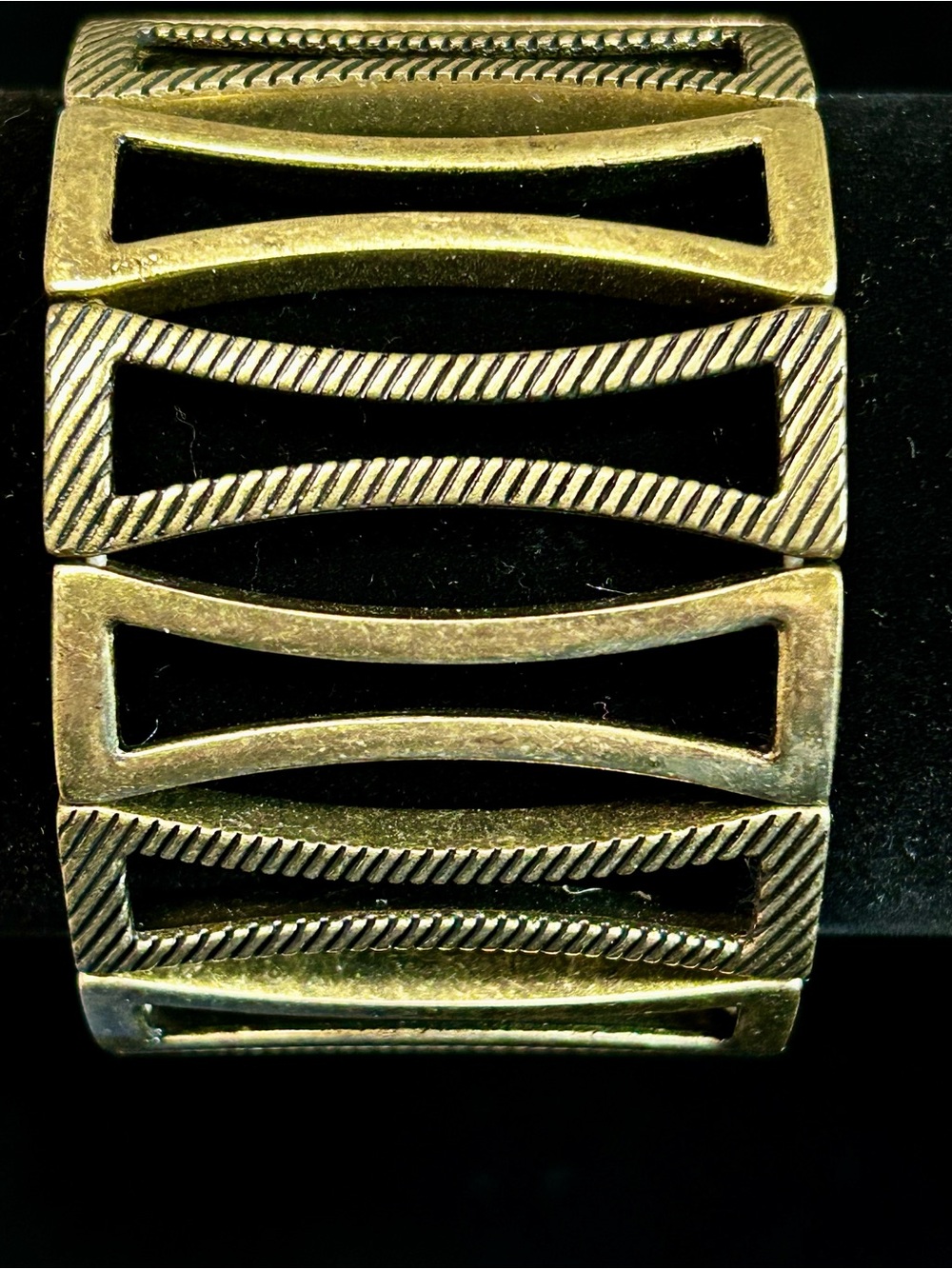 Lia Sophia Gold-Tone Openwork Link Bracelet